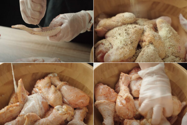 Ướp gà tối thiểu 1 tiếng trước khi đem chiên