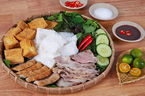 cách làm món bún đậu mắm tôm tại nhà