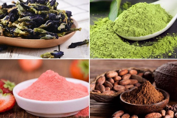 Các loại bột tạo màu và hương vị