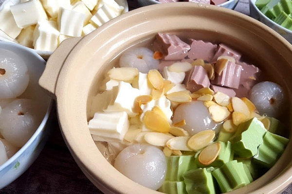 Thành phẩm chè khúc bạch mềm mịn