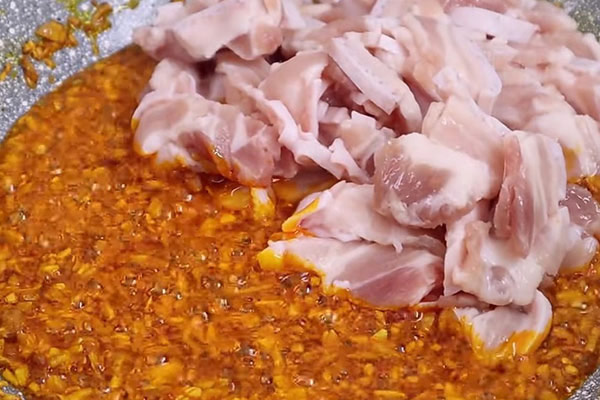 Xào Thịt Và Hải Sản