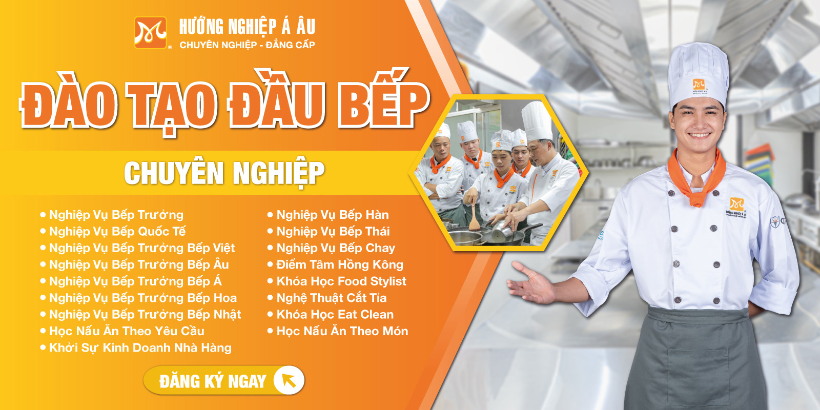 banner đào tạo đầu bếp
